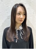 □艶カラーのイノアでダメージ０でナチュラルブラウン