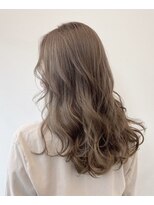 アオアクア バイ グルグル 小岩店(ao akua by GULGUL)&nbsp;ベージュよりのグレージュ透明感カラー