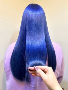 リリー シブヤ(Lilly shibuya) 【Lilly渋谷】#ブルー#ホワイトブリーチ#カラーバター#韓国