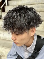 アグ ヘアー ピルム 鎌ヶ谷店(Agu hair pirum)&nbsp;波巻きパーマツイストスパイラルパーママッシュメンズパーマ