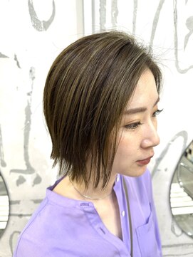 サル(saru) ☆ハイライト☆グレージュ☆