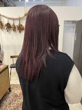 リンダ(LINDA) ピンクパープル/秋カラー/ダブルカラー[札幌美容室LINDA]
