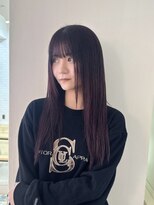 ラナンバイシダ(ranan by sida)&nbsp;チェリーレッド/髪質改善/10代20代/フェミニンロング/暗めカラー