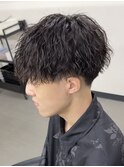 メンズマッシュ　ツイストスパイラルパーマ