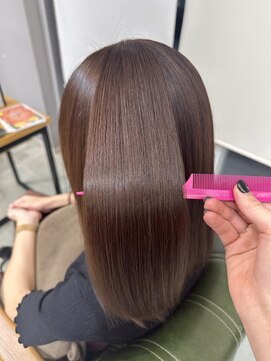 ヘアーアンドビューティーザ エフ(Hair Beauty the F) ＊髪質改善カラー_ナチュラルブラウン_艶カラー_m140