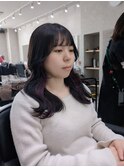 74.ウェーブ巻き/レイヤーカット/韓国巻き/インナーカラー