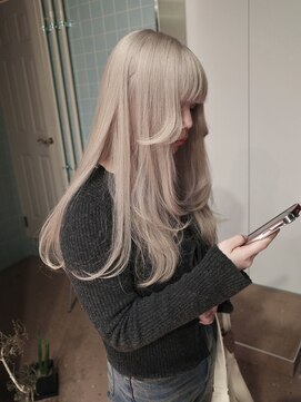 クペウ ローウェン(cope'u ROWEN) 渋谷/ウルフカット レイヤー デザインカラー ルーツカラー