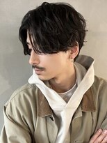 【PARK】メンズセンターパート×ニュアンスパーマ
