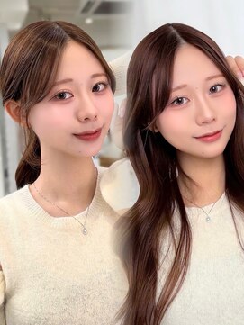 レイリー 原宿 表参道(Rayreee) 小顔韓国風顔周り/似合わせレイヤーヨシンモリ