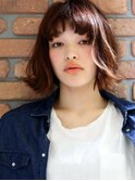 ■SOLセンター南・2-6■上級者！オン眉くすみピンクラフボブ