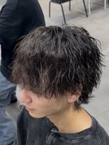 オーバルバイアピッシュ(OVARL by apish) 緩めツイスパ/メンズウルフ/ツイストスパイラル/メンズパーマ