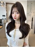 レイヤーカット小顔に見せるヘア/韓国ヘア/髪質改善/福岡/博多