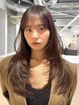 アビー(ABBEY3)&nbsp;レイヤーカットミディアムレイヤー顔まわり銀座ハイレイヤー