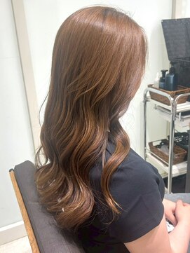 アイウィル(Ai WilL) メルティーカラー ラテベージュ ツヤ髪カ ゆる巻きロング