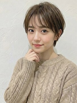 似合わせショート×オリーブブラウン