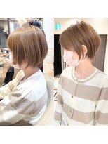 バンプ ギンザ(BUMP GINZA) 30代40代50代前髪あり銀座小顔大人かわいいくびれショートヘア伊