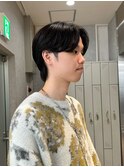 毛流れセンターパート(メンズカット/ダウンパーマ/ナチュラル)