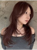 イマドキ艶髪透明感カラー★韓国ヘアレイヤーハッシュカット