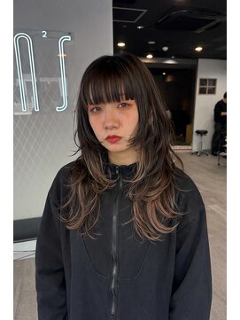 アンス(ans) 大人レイヤー/インナーカラー/レイヤーカット