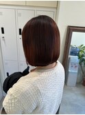 春っぽい暖色オレンジカラー
