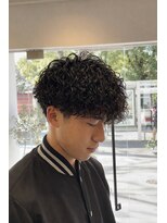CYAN MEN’S 矢場町/メンズ/メンズパーマ&nbsp;波巻パーマ×スパイラルパーマ￥14300