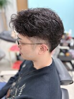 サムズヘア(Sam's hair)&nbsp;メンズカットナチュラルパーマツーブロック