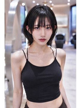 エースハバナ 渋谷(1 HAVANA) 20代30代大人ガーリーレイヤーボブ/顔周り似合わせカット