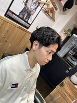 グッドラックバーバーハナレ 吉祥寺&nbsp;デザインパーマ［バーバー/吉祥寺/スキンフェード／メンズ］