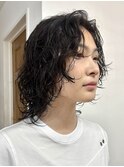 ウルフパーマウルフカットハイレイヤーハイレイヤーパーマ