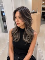 クレア 上大岡(CREA)&nbsp;白髪ぼかしハイライト縮毛矯正ダブルカラー髪質改善30代40代50代