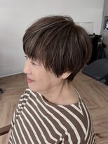 カナエ(CaNaE)&nbsp;ショート×ナチュラルグレージュハイライト