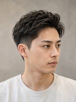 メンズチャチャブランアミー(MEN's chachaBlanc Amie)&nbsp;ニュアンスパーマ×七三毛流れショート