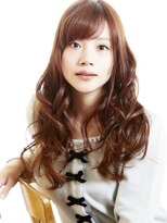 美容室 フラワー 平井店(flower)&nbsp;ヌーディーベージュ×抜け感×やわふわウェーブ【平井】