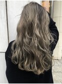 【ハイラトカラー】ホワイトブリーチ×ミルクティーアッシュ