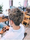 メンズショートグラデーションカラー