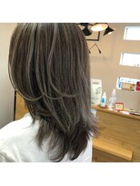 ヘアー サロン ニータ(hair salon nita) カーキグレイ