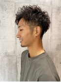ツーブロ×スパイラル