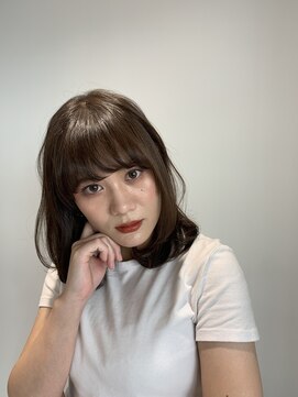 インフィニティ 新富町(Infinity) 【ふんわりミディアム】内巻きミディアム