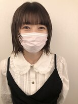 オンザ(ONTHE)&nbsp;切りっぱなしボブ　顔まわりレイヤー