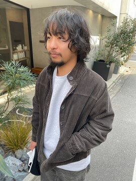 オムズ(OM's) ミディアムマッシュパーマ（お客様スタイル）