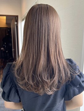 ミルヘアデザイン(mil hair design) ミルクティーベージュダブルカラーケアブリーチインナーカラー