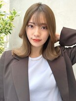 ミラリー トウキョウ(Mirareee Tokyo)&nbsp;20代30代40代◎前髪パーマグレーベージュレイヤーロング黒髪