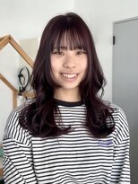 フェリア 池田(FERIA)&nbsp;顔周りカット×ピンクラベンダー