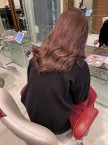 ヘアメイク アース 秋田仁井田店(HAIR & MAKE EARTH) ブリーチなしピンクブラウン