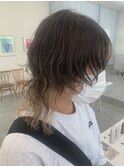 ミディアムウルフパーマ