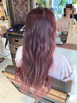 ヘアリゾート粋 ティガ 池袋店(tiga)&nbsp;艶髪/ピンクベージュ/カラートリートメント