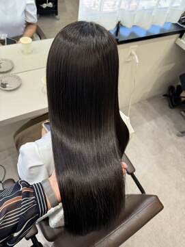 コア 梅田(Core) オリーブベージュ/髪質改善/レイヤーカット/酸性縮毛矯正