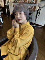 クレール グラン 富塚(ｃｌａｉｒ，ｅ gran)&nbsp;マッシュショート/グレージュカラー/ハイトーンカラー