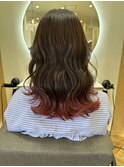 グラデーション　ピンク【TELA HAIR 君津店】
