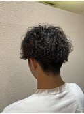 波巻きパーマ